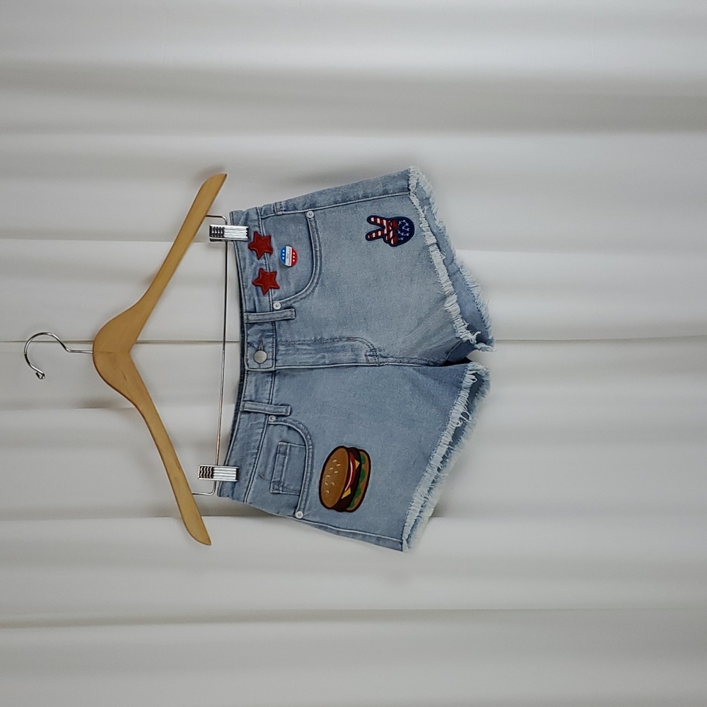 Mossimo High Rise Denim Shorts Light Wash Size 2/26